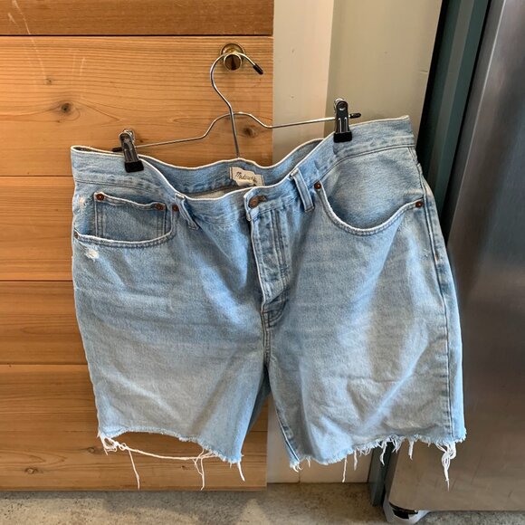 Madewell Baggy Denim Bermuda Size 32 Cedarcroft - Picture 1 of 4